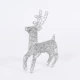 25#Серебряный рождественский олень без света