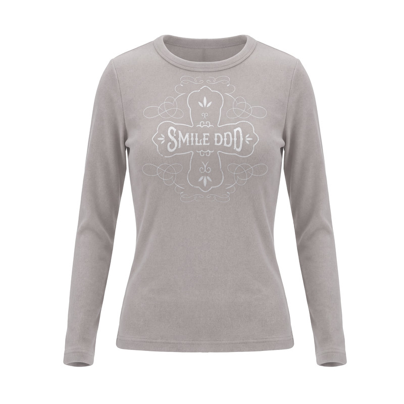 SMILEDDD圆领修身长袖
