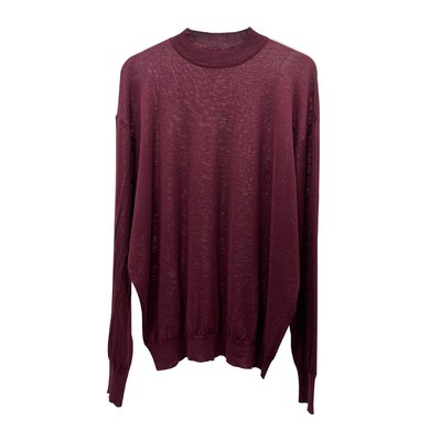 松弛感半高领天丝羊毛薄款毛衣