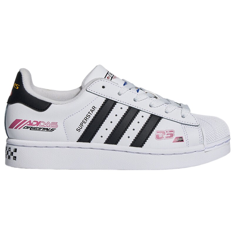 滔搏丨adidas阿迪达斯三叶草大童SUPERSTAR II贝壳头板鞋LC3774