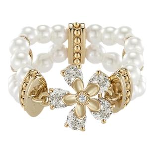 【何蓝逗&万妮达同款】Riotlily艾特里里繁花谧境戒指串珠戒指