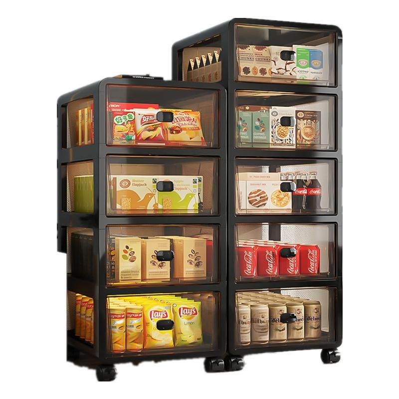 宿舍桌下推车收纳箱化妆品零食收纳柜儿童玩具储物柜大容量置物架