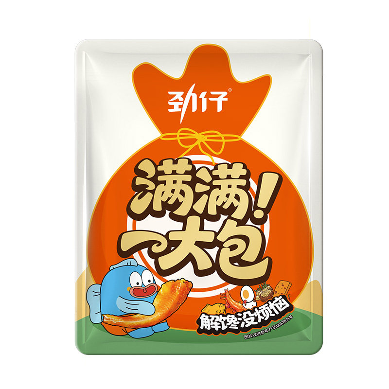 劲仔深海小鱼香辣即食小鱼干海味辣味零食追剧解馋湖南特产