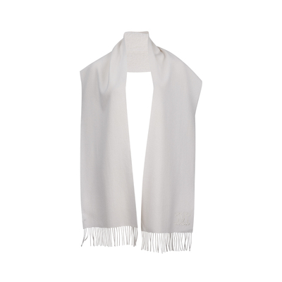 MaxMara男女同款纯色羊绒围巾