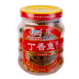 古龙丁香鱼罐头原味厦门特产水产零食即食下饭速食110g海鲜小银鱼