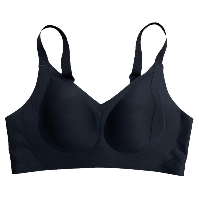 薄款裸感无痕上托收副乳纯色内衣