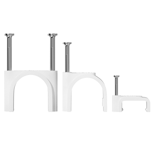 钢钉线卡固定钉圆形电线固定线卡子网线扣墙钉线钉电线卡扣理线器