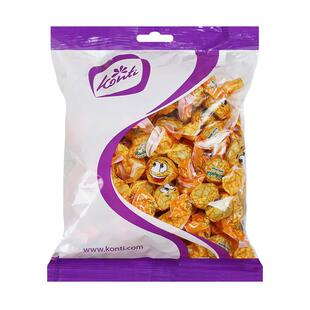 俄罗斯软糖进口食品康吉罗尼500g夹心爆浆苹果香瓜草莓牛奶味软糖