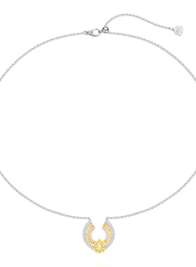 GXIAOXIAO法式百搭鸢尾花项链