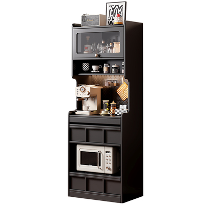 小户型靠墙多功能洞洞板餐边柜