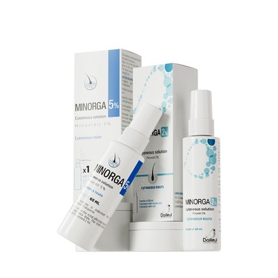 法国Bailleul巴约尔米诺地尔小白管5%2%男女性进口增发防脱液喷雾