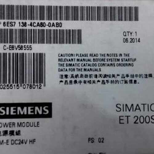 议价6ES7138-4CA60-0AB0西门子ET200S电源模块PM-E 6ES71384CA600
