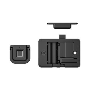 抽屉指纹锁文件柜免改孔智能锁家用床头储物鞋柜密码锁办公室柜门