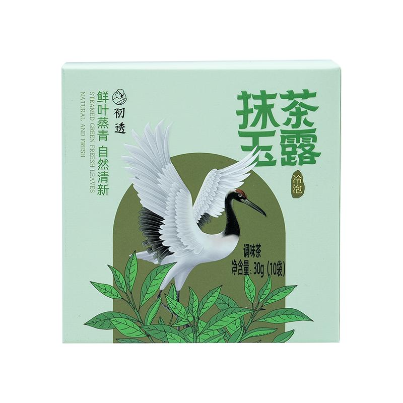 初透抹茶玉露茶蒸青綠茶冷萃茶抹茶冷泡茶茶包適合女生喝的下午茶