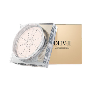 dhv散粉蜜粉定妆粉粉饼难却 柔焦控油遮瑕磨皮防水防汗持妆男女用