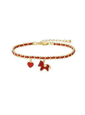 kcooou原创「爱心小马」手链