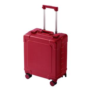袋鼠小行李箱可登机女上飞机20寸小型16红色小号旅行拉杆18皮箱子