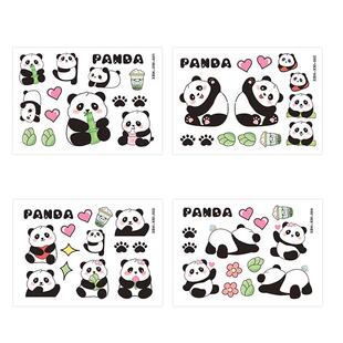 汽车刮痕贴纸防水防晒电动车贴画卡通熊猫修复划痕遮挡遮盖车身贴