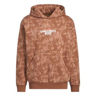 篮球运动印花舒适简约加绒连帽卫衣男装新款adidas阿迪达斯官方