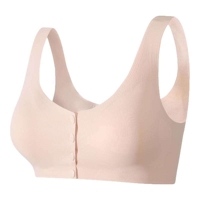 美代儿8803术后义乳文胸 前扣透气无痕乳腺切除专用内衣夏季薄款
