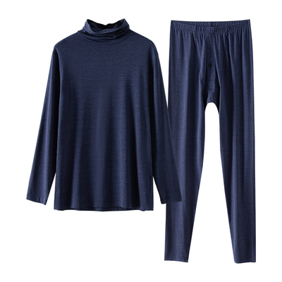 半高领秋衣秋裤套装男士冬季打底