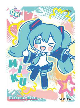 卡游正版初音未来QR卡片单卖2弹