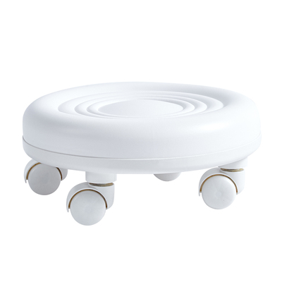 美缝滑轮凳带轮小凳子静音矮凳圆凳换鞋凳修脚凳儿童学步凳客厅凳