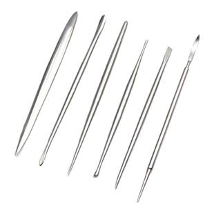 不锈钢纹理棒工具 雕塑精雕油泥超轻粘土手办泥塑衣服褶皱工具