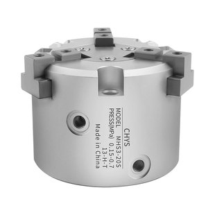 MHS二爪三爪四爪夹爪卡盘气缸气动手指夹具MHS2/4-16D20D32D50D