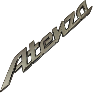 适用于马自达阿特兹改装车标Atenza英文尾标贴侧标车贴划痕遮挡贴