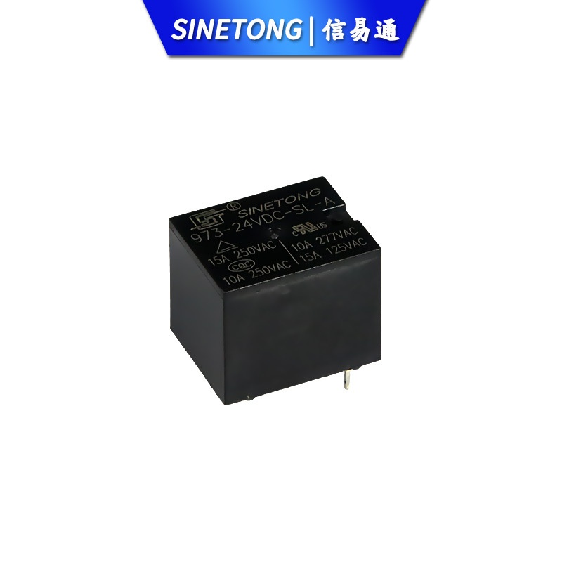 新款直销15A继电器 973-24VDC-SL-A小家电电源控制24V T73功率继