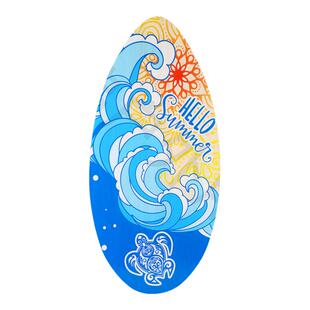 浅水沙滩小型冲浪滑板通用浅滩冲浪板平地站立式杨木划水板滑沙板