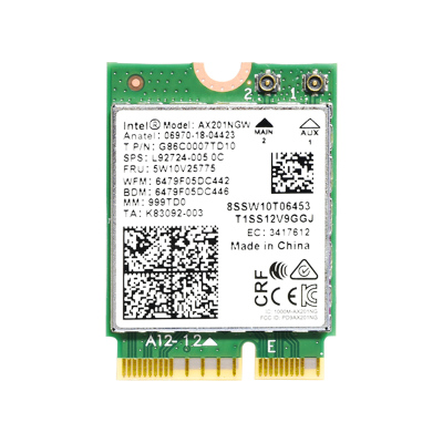 WiFi6无线千兆接收器M.2内置网卡