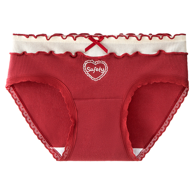 芬腾本命年红色少女内裤女生纯棉