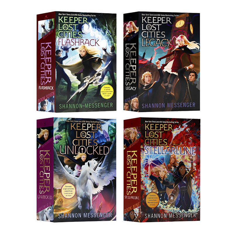 失落城市的守护者7-9 英文原版 Keeper of the Lost Cities Collection Books 含第8.5册青少年中学生课外读物儿童冒险小说平装
