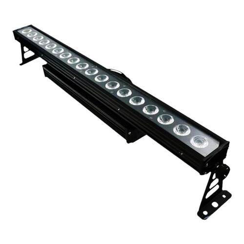 高亮度全彩18颗10W 4合1 RGBW点控洗墙灯长条矩阵点控跑马背景灯