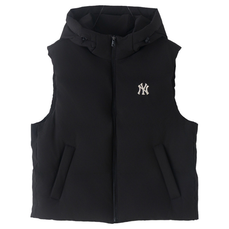 MLBNY刺绣男女秋冬羽绒马甲
