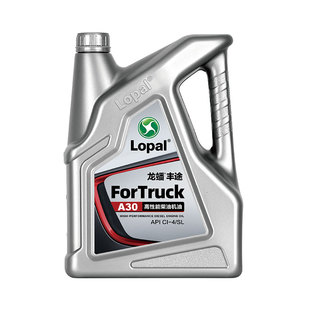 龙蟠丰途A30柴油机油15W40/20W50国四国五CI-4柴机油4L 动力强劲