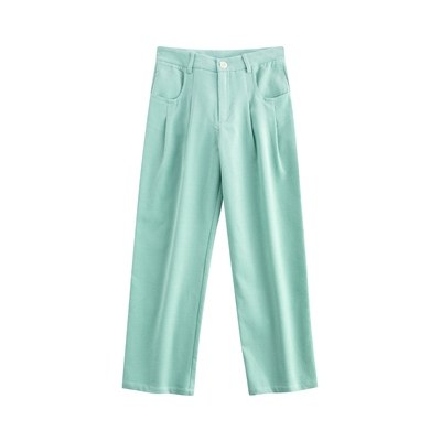 riverstone plus 天使翅膀印花休闲裤女纯色百搭显瘦宽松阔腿长裤