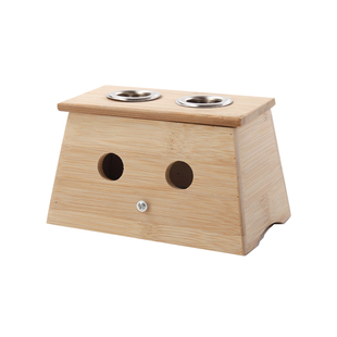 医者意竹制艾灸盒随身灸家用艾灸架悬灸架艾灸灸具器具工具国医研