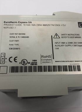 议价英国欧陆eurotherm TE10A/16A/230V调功器
