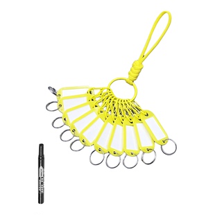 钥匙扣收纳神器锁匙扣标签牌钥匙串可标记分类家用钥匙盘锁匙标签