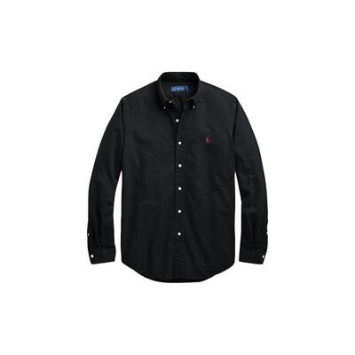 【自营】RALPH LAUREN男士染布牛津纯色长袖纽扣衬衫710716303002
