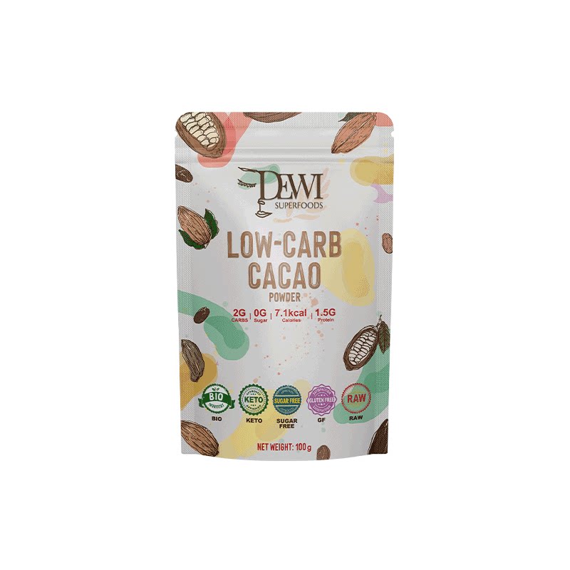 Dewi Superfoods黛维有机生可可粉香浓黑巧冲饮K氧化生酮Cacao