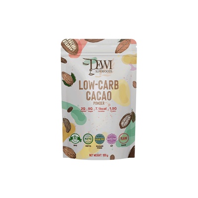 Dewi Superfoods黛维有机生可可粉100g高於巴西莓香浓黑巧冲饮