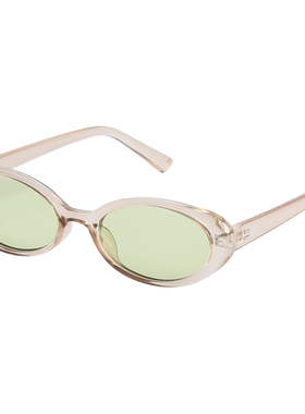 墨镜复古灰绿色椭圆形太阳眼镜