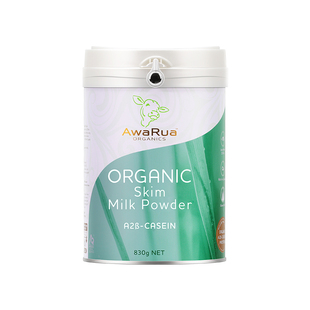 【自营】阿瓦鲁有机A2脱脂奶粉新西兰原装进口中老年高钙无糖低脂