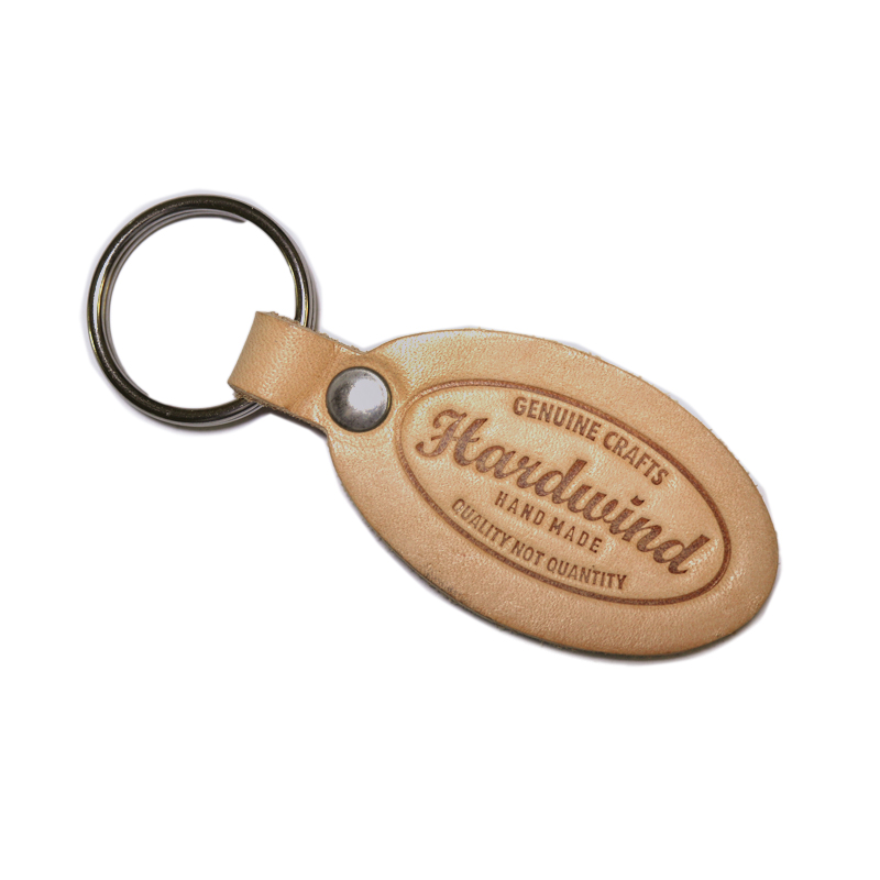 Leather Panel KeyRing HARDWIND皮牌钥匙圈钥匙扣