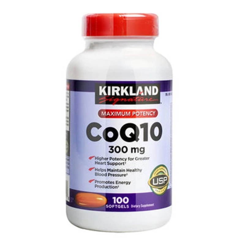 kirkland辅酶Q10 300mg 100mg 150mg膳食纤维粉200mg姜黄素黑胡椒