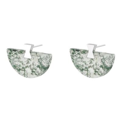 DOVETAIL/卯时珠宝折扇系列燕尾榫水草玛瑙饰品套组